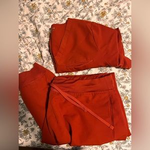 XL Mandala Rust Jogger Scrub Set